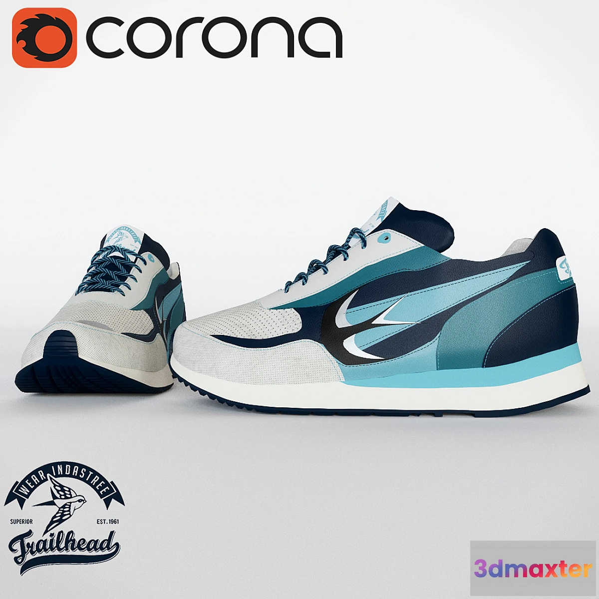 1423640 - Sneakers for Trailhead 3D Max