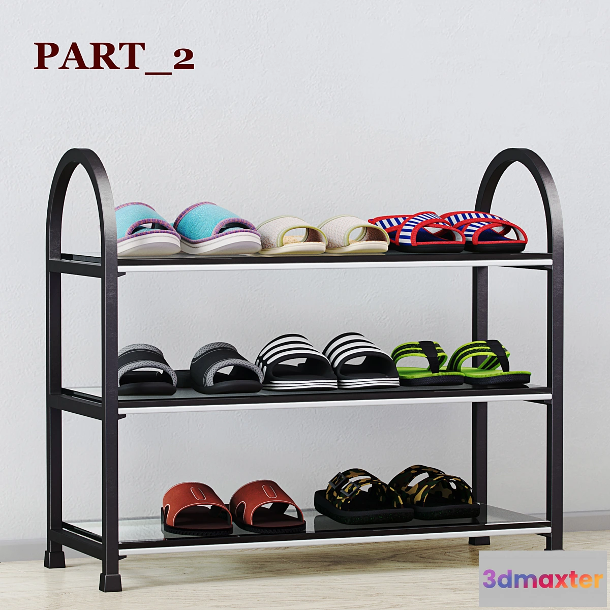 1437594 - Set of slippers №2 3D Max