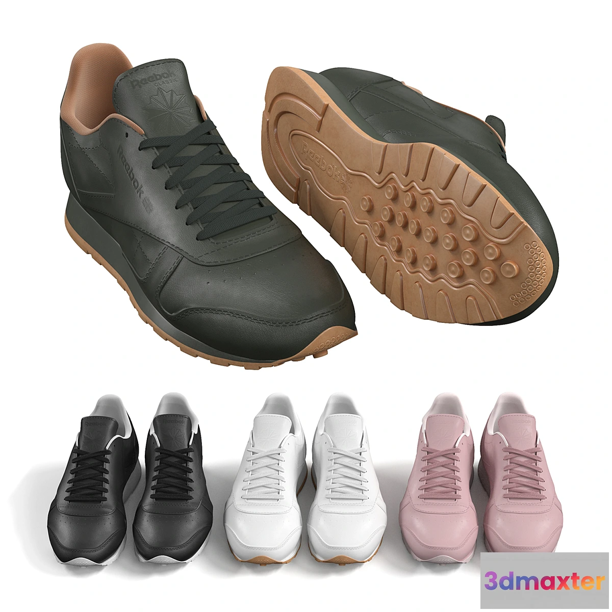 1446424 - sneakers 3D Max