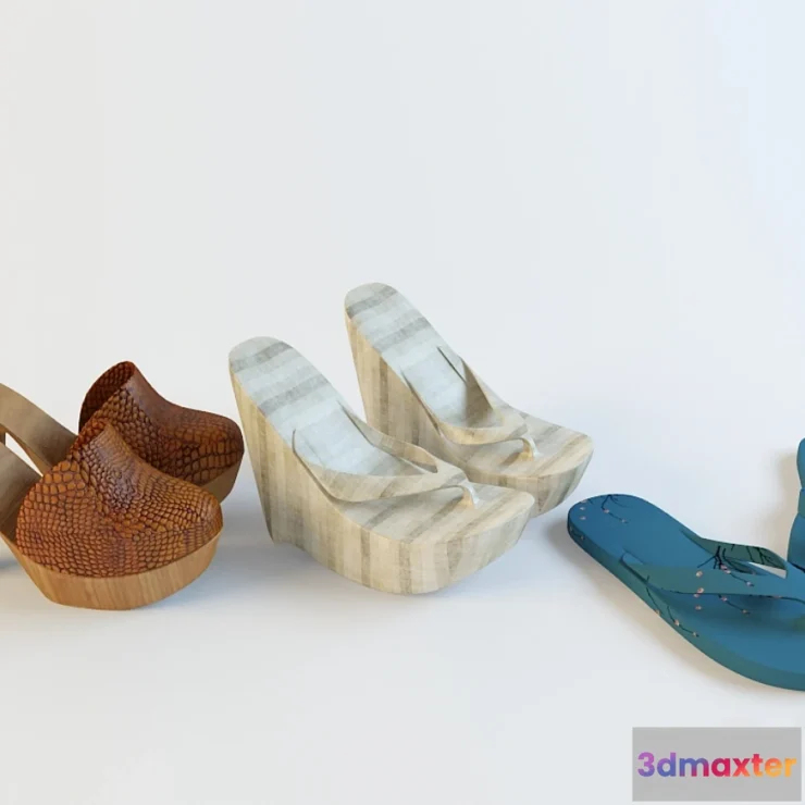 1451358 - shoes 3D Max