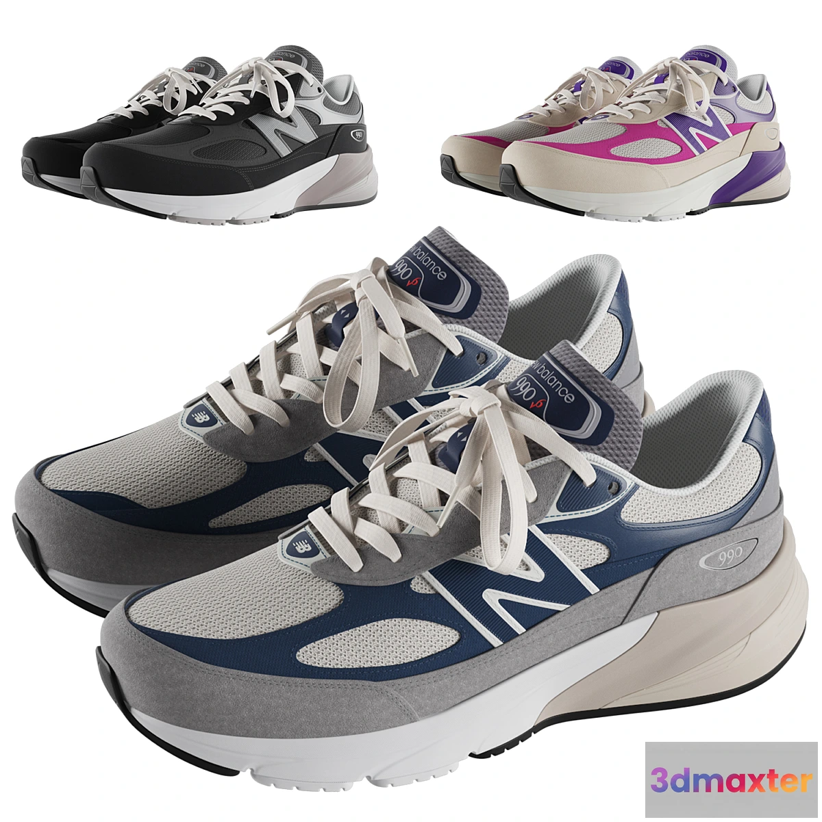 1471014 - New Balance 990v6 3D Max