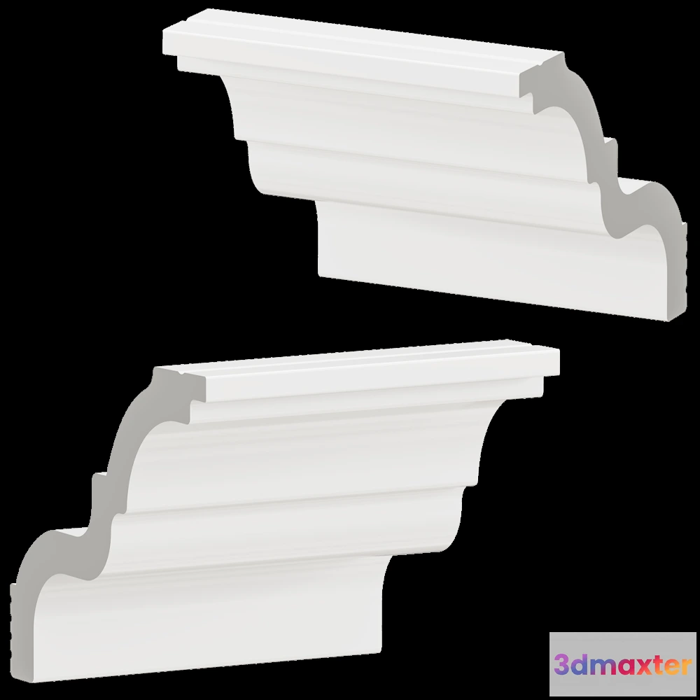 1608606 - Decostar - Skirting board SG-105_90 3D Max