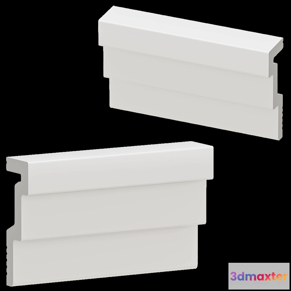 1608608 - Decostar - Skirting board SGA-60_20 3D Max
