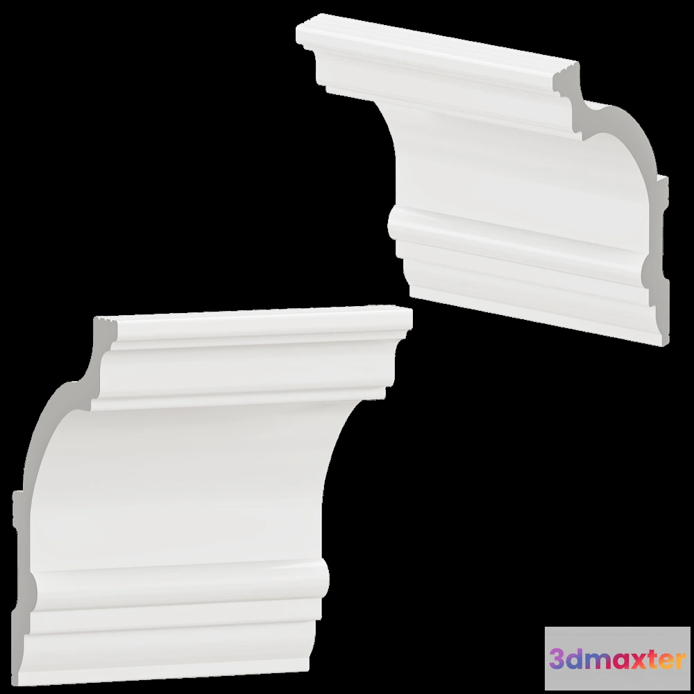 1608612 - Decostar - Skirting board SG-120_80 3D Max