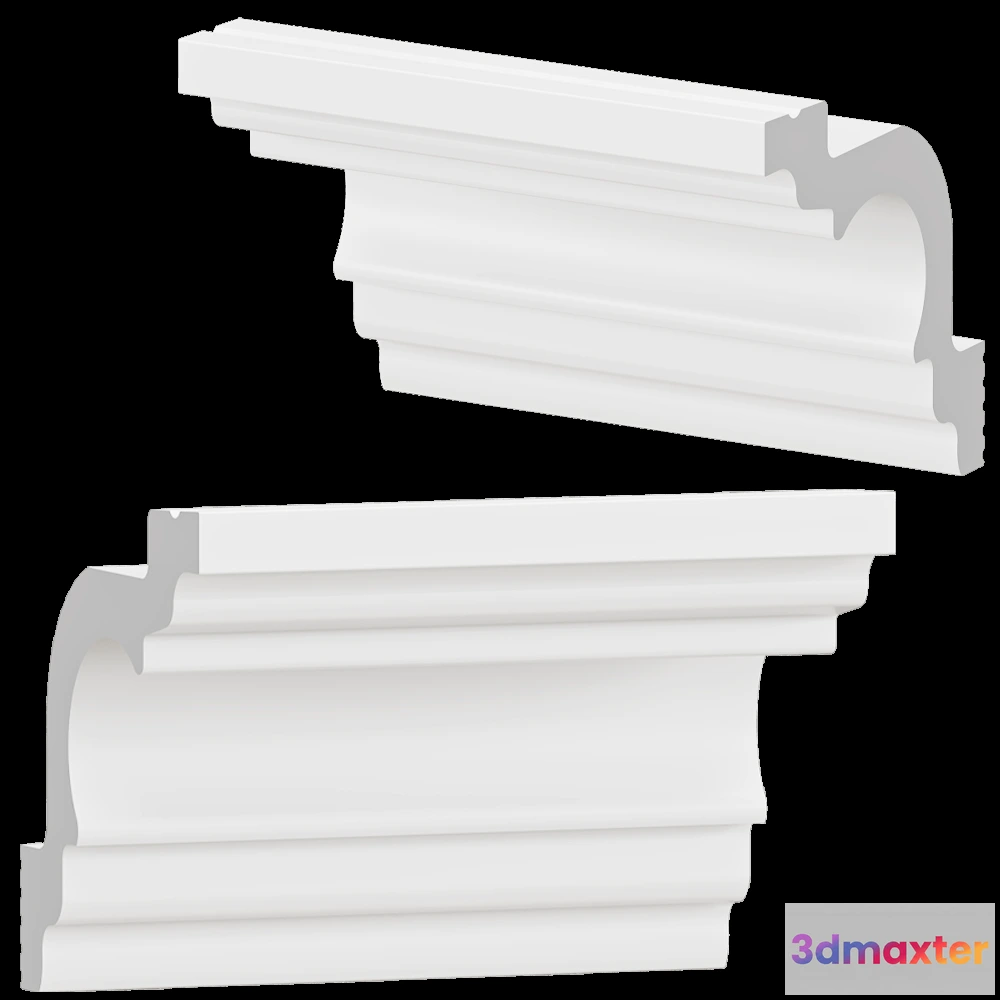 1608618 - Decostar - Skirting board SGA-70_70 3D Max