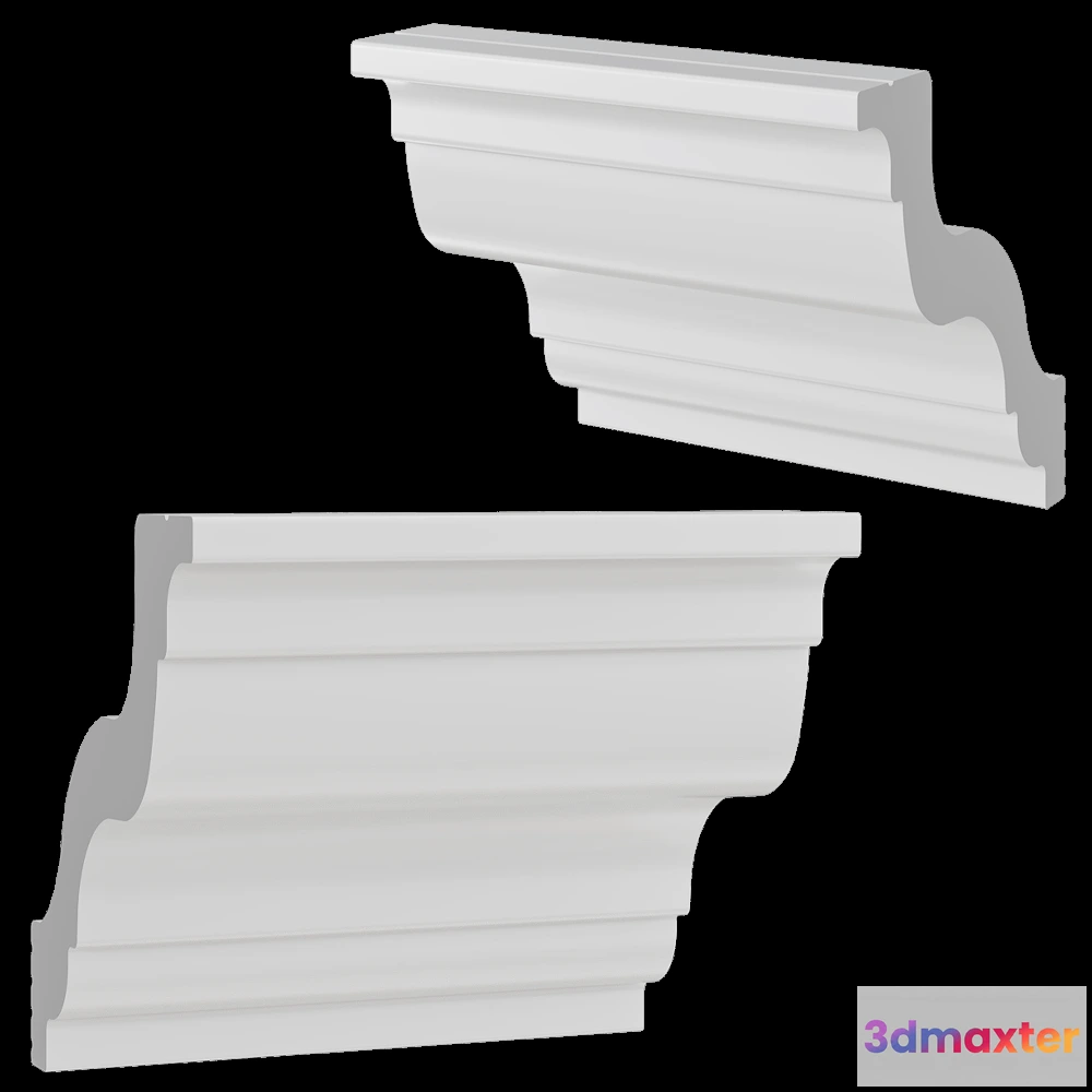 1608624 - Decostar - Skirting board SG-85_80 3D Max