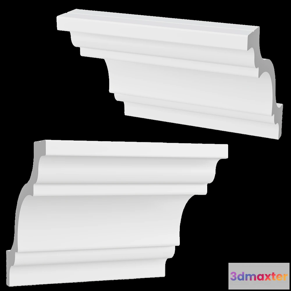 1608628 - Decostar - Skirting board SG-80_80 3D Max