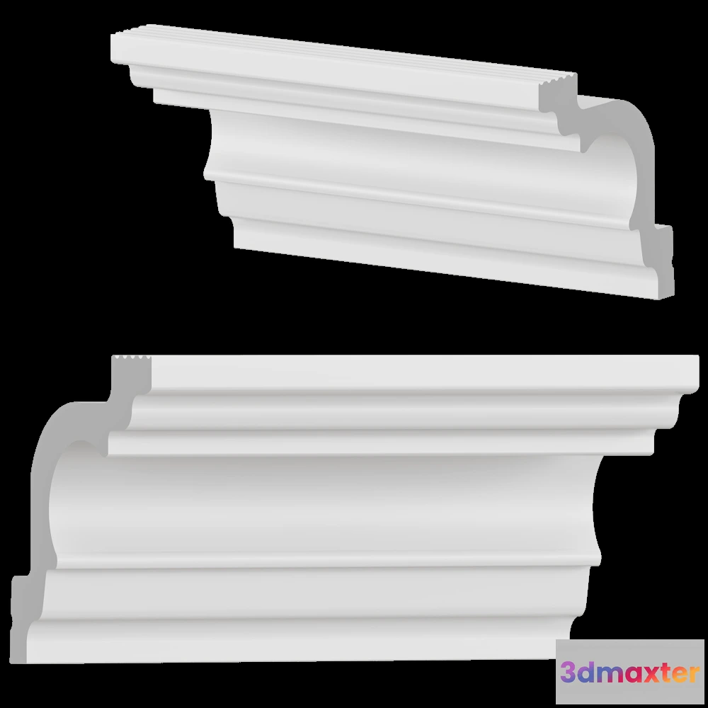 1608632 - Decostar - Skirting board SG-50_50 3D Max