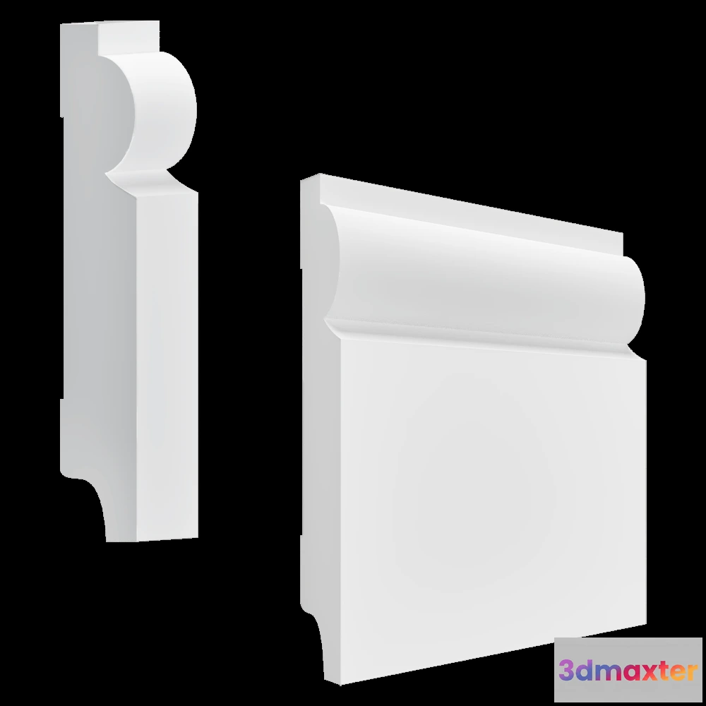 1608688 - Dusek Decor  - Skirting board Parijs 3D Max