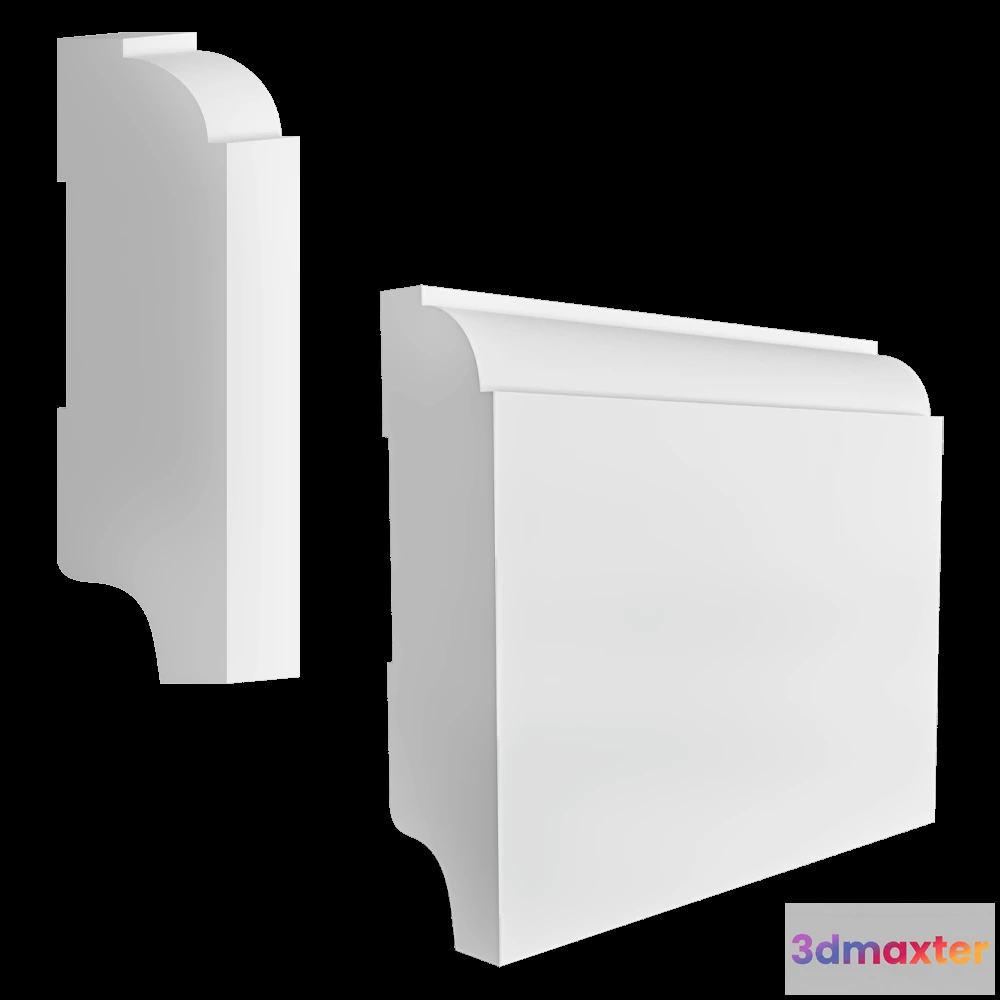 1608692 - Dusek Decor  - Skirting board Rhodos 3D Max
