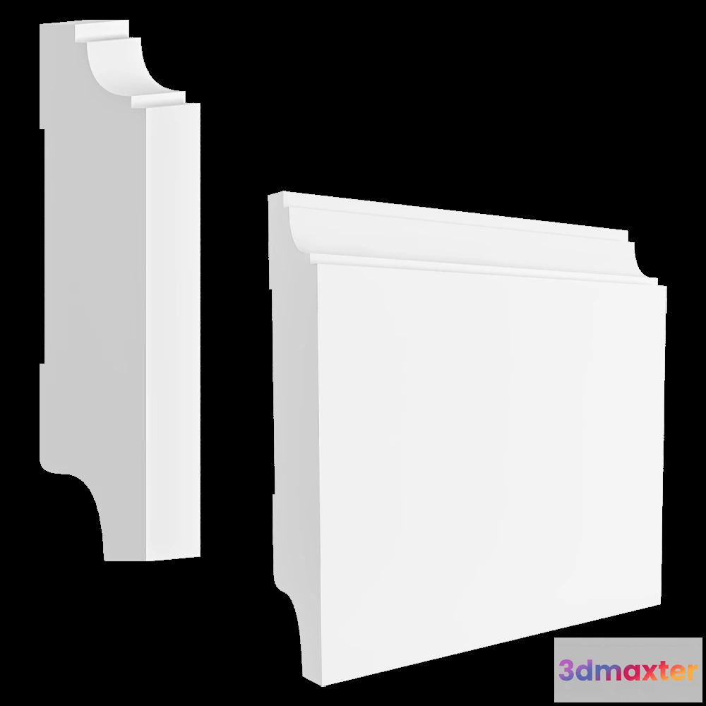 1608694 - Dusek Decor - Skirting board Patras 3D Max