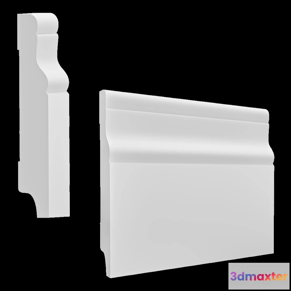 1608700 - Dusek Decor  - Skirting board Bordeaux 3D Max