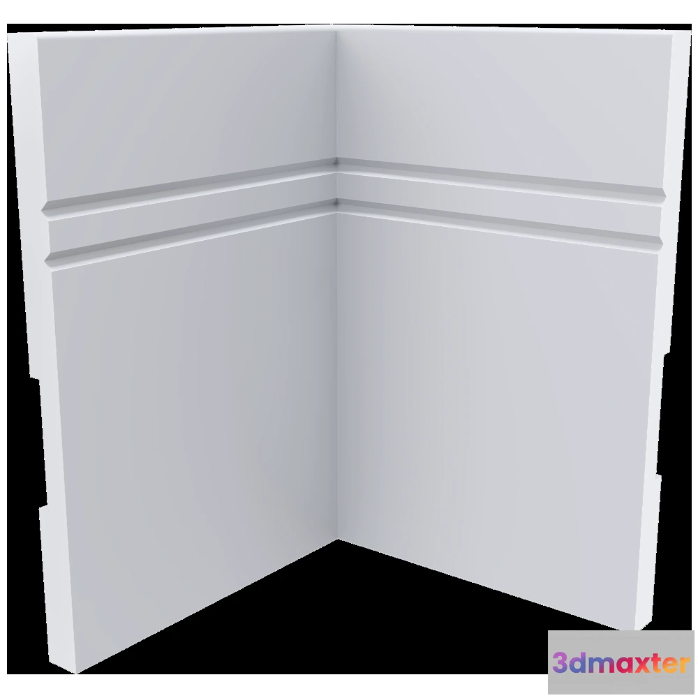 1608714 - Ultrawood - Skirting board Base 5901 i 3D Max