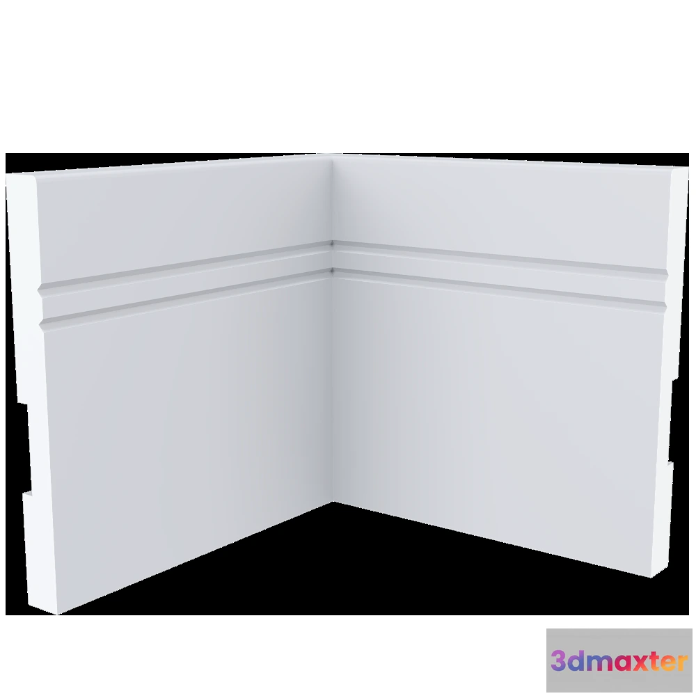 1608716 - Ultrawood - Skirting board Base 8901 i 3D Max