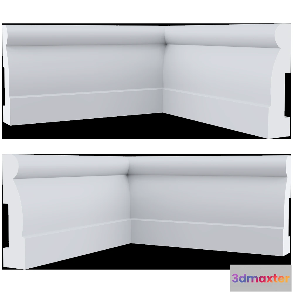 1608734 - Ultrawood - Skirting board Base 0020 3D Max