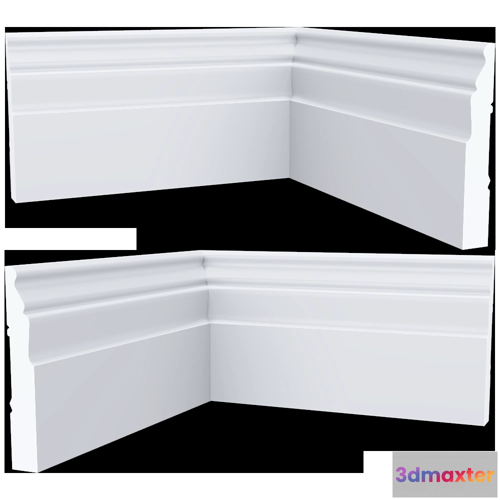 1608736 - Ultrawood - Skirting board Base 0022 i 3D Max