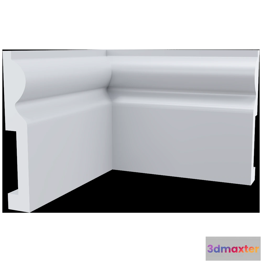 1608738 - Ultrawood - Skirting board Base U 0018 i 3D Max
