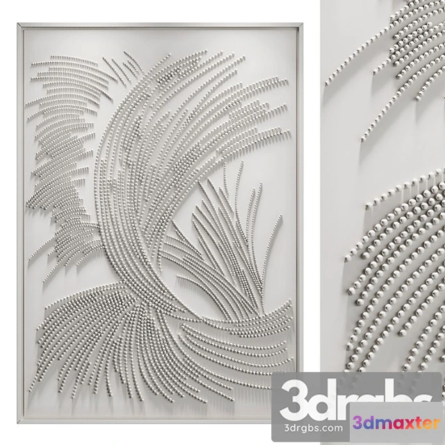 1016608 - Panel White Flame