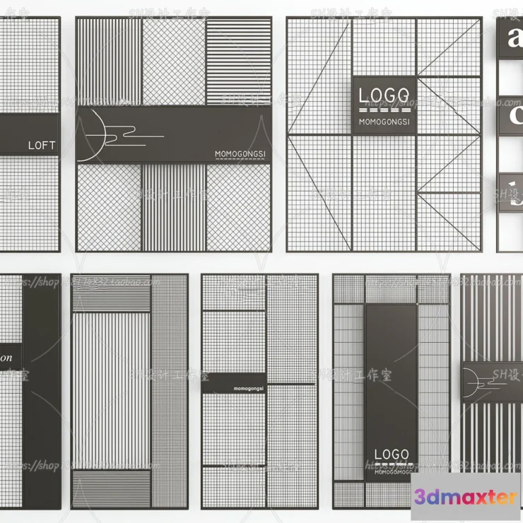 1132726 - Screen Partition 3D Models - 0092