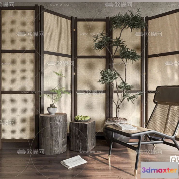 1163780 - WABI SABI STYLE 3D MODELS - PANELS - 0072