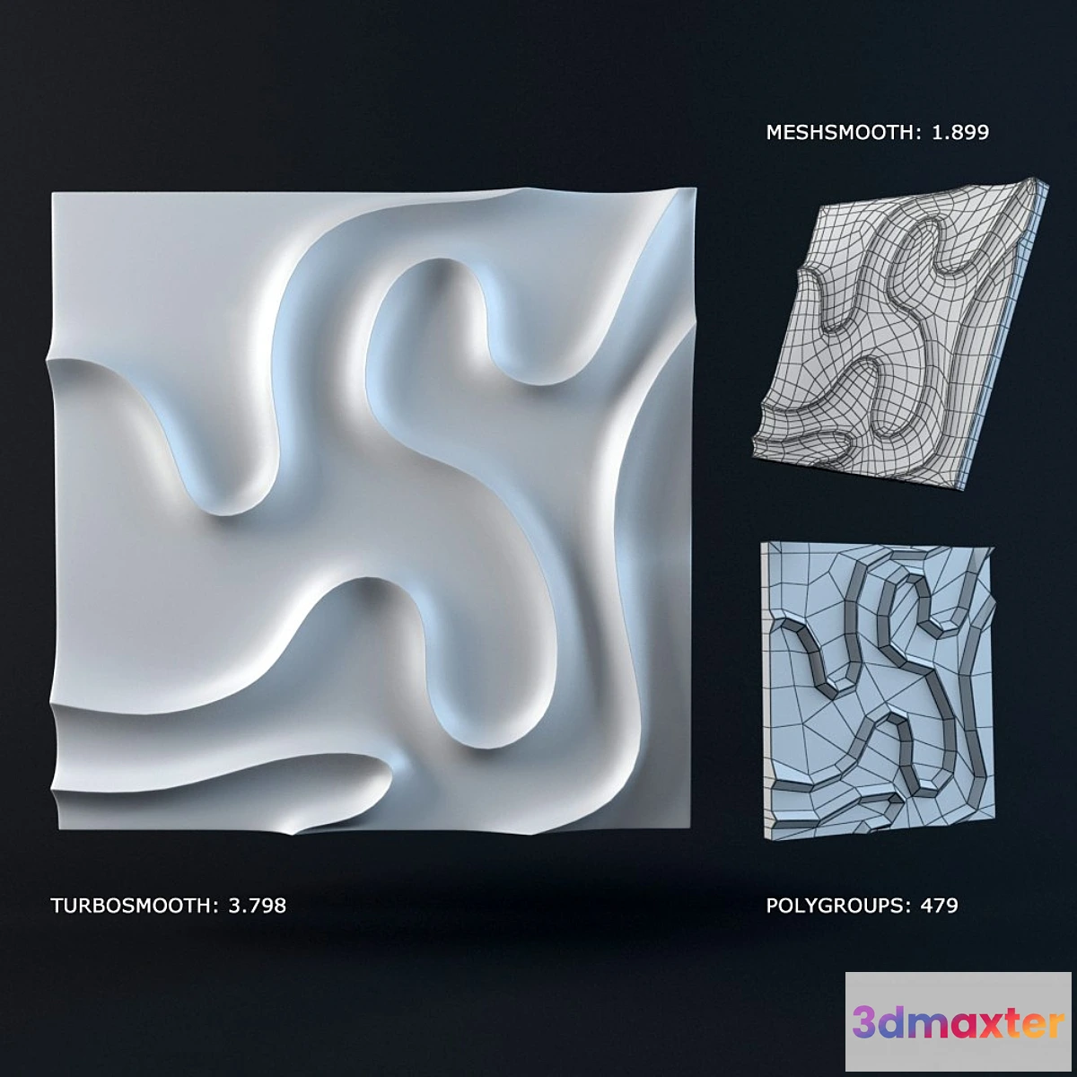 1279058 - 3d panel - No.6 3D Max