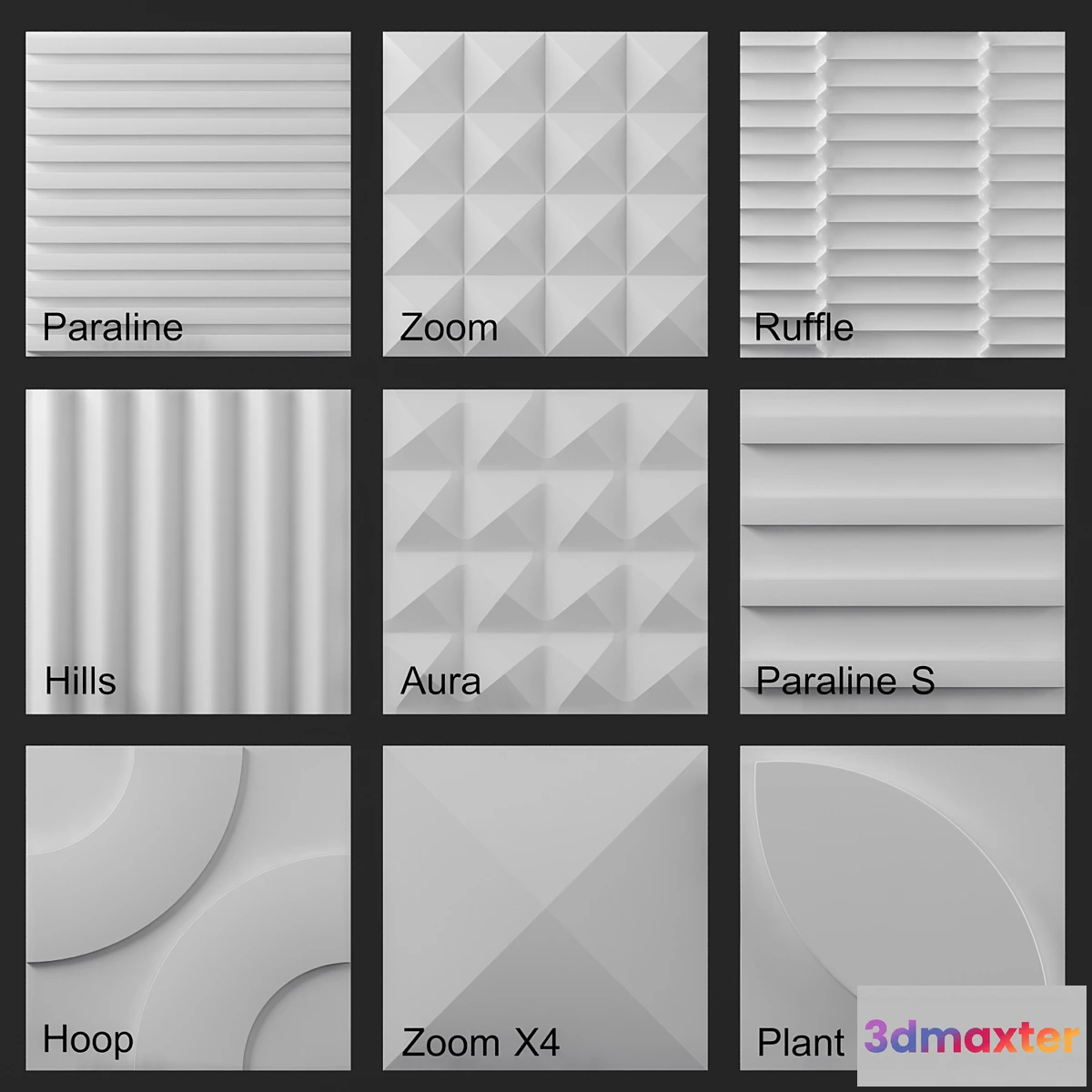 1282418 - 3d-panel Artpole - No.2 3D Max