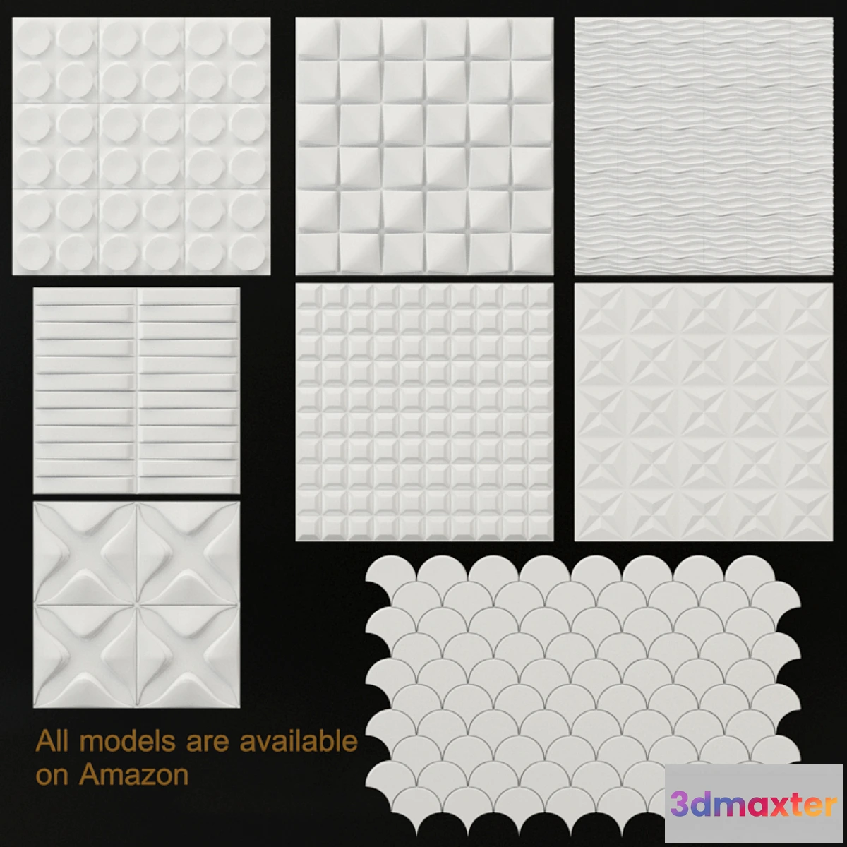 1285956 - 3D Wall Panel Collection Part-2 3D Max