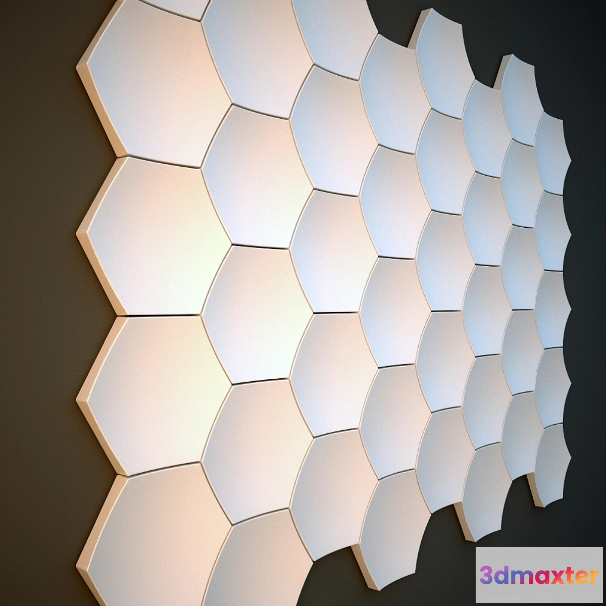 1286980 - Gypsum 3D panel for walls 3D Max