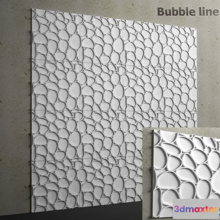 1289042 - Bubble line 3D Max