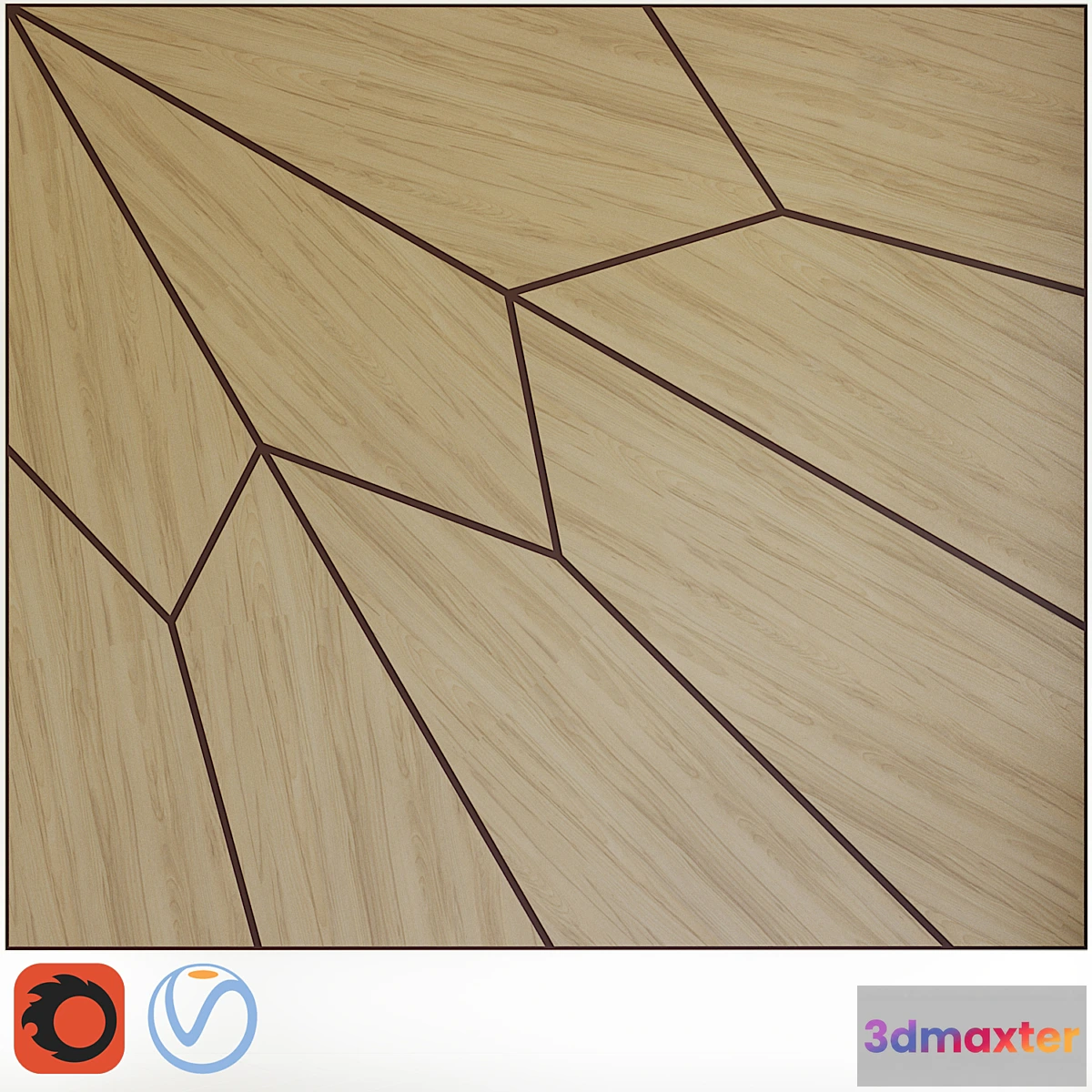 1298643 - VOLCRAFT _ Crystal decorative panels - No.2 3D Max