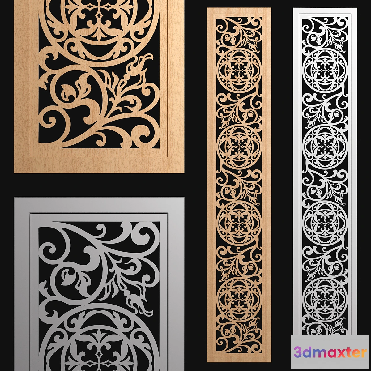 1300029 - decorative panel-partition №3 3D Max