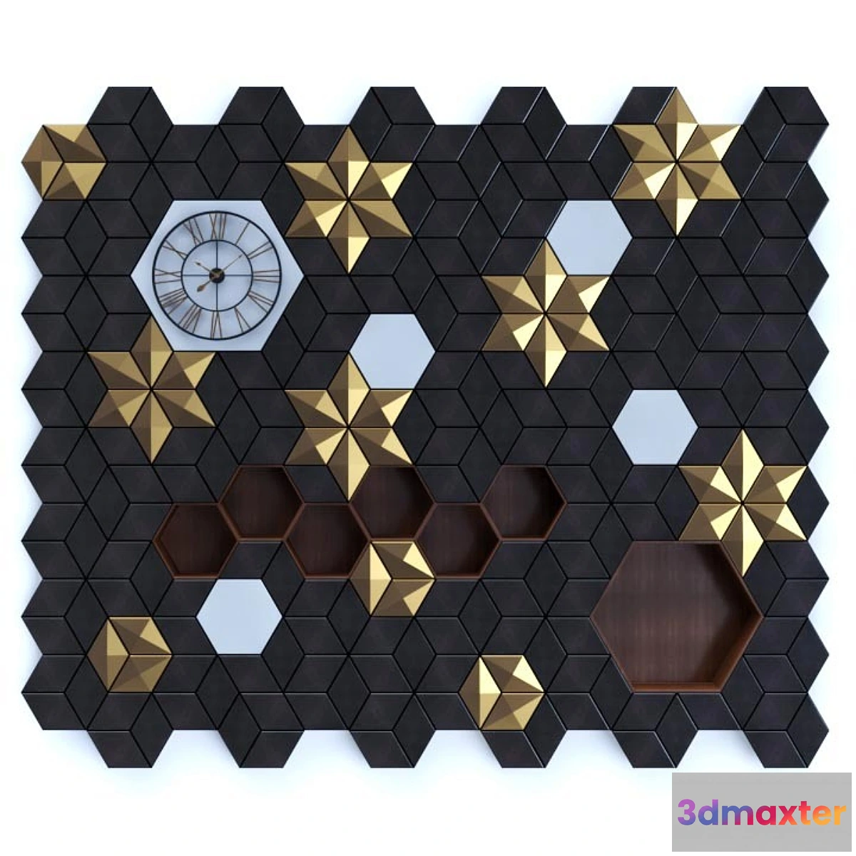 1306916 - Wall Decorative panels-001 3D Max