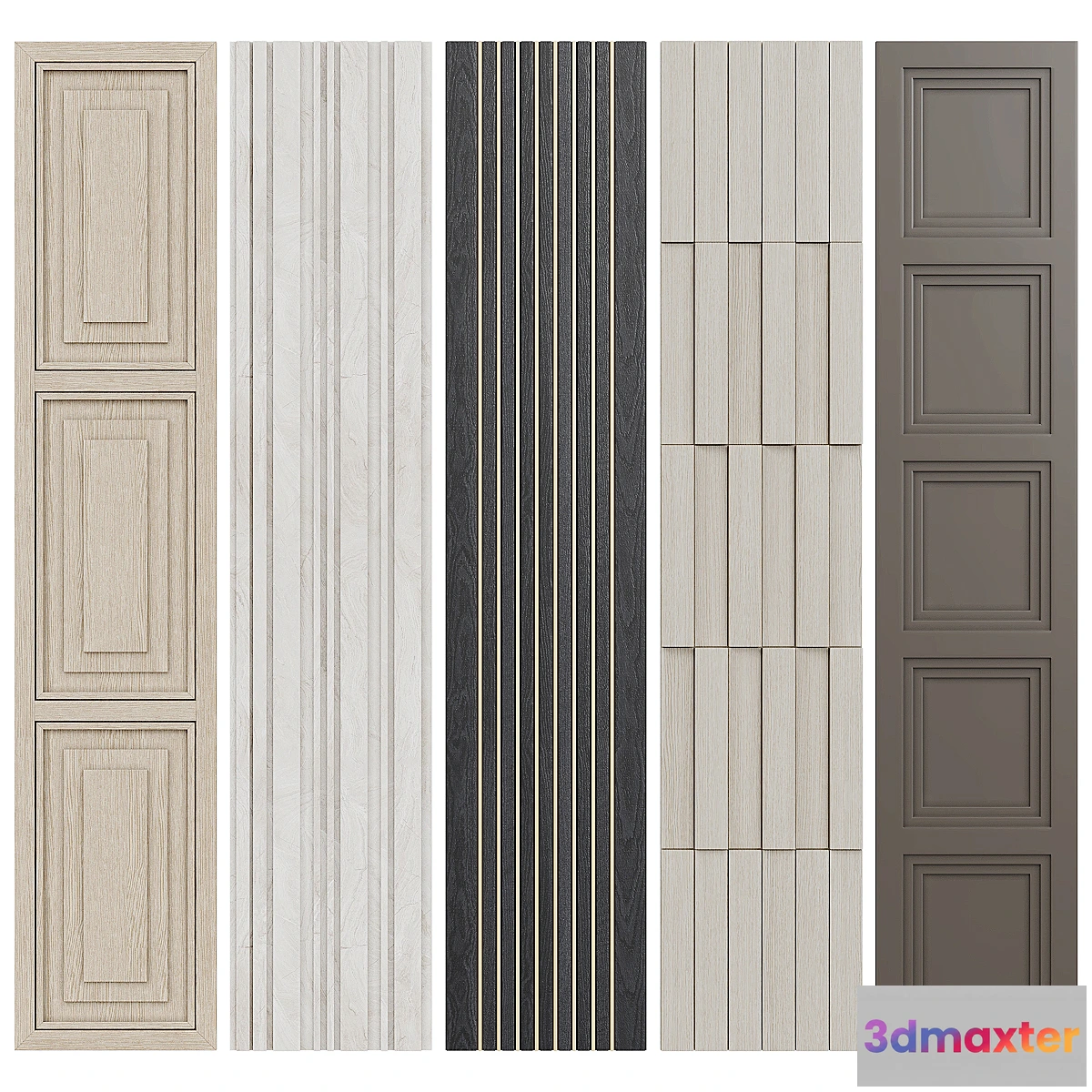 1308256 - Wall panels (v2) 3D Max