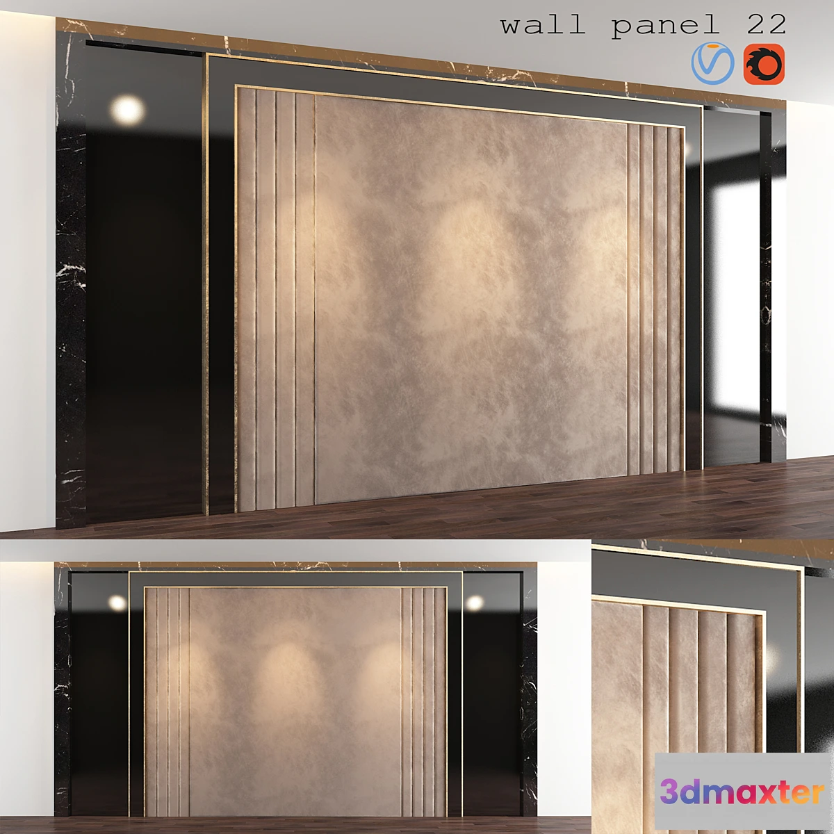 1340051 - Panel 22 3D Max