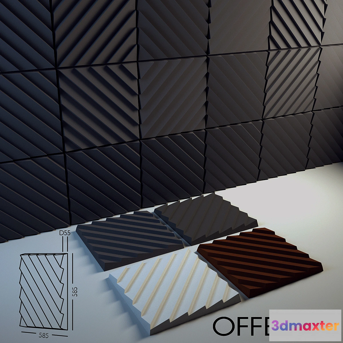 1348278 - Offecct Stripes - No.2 3D Max