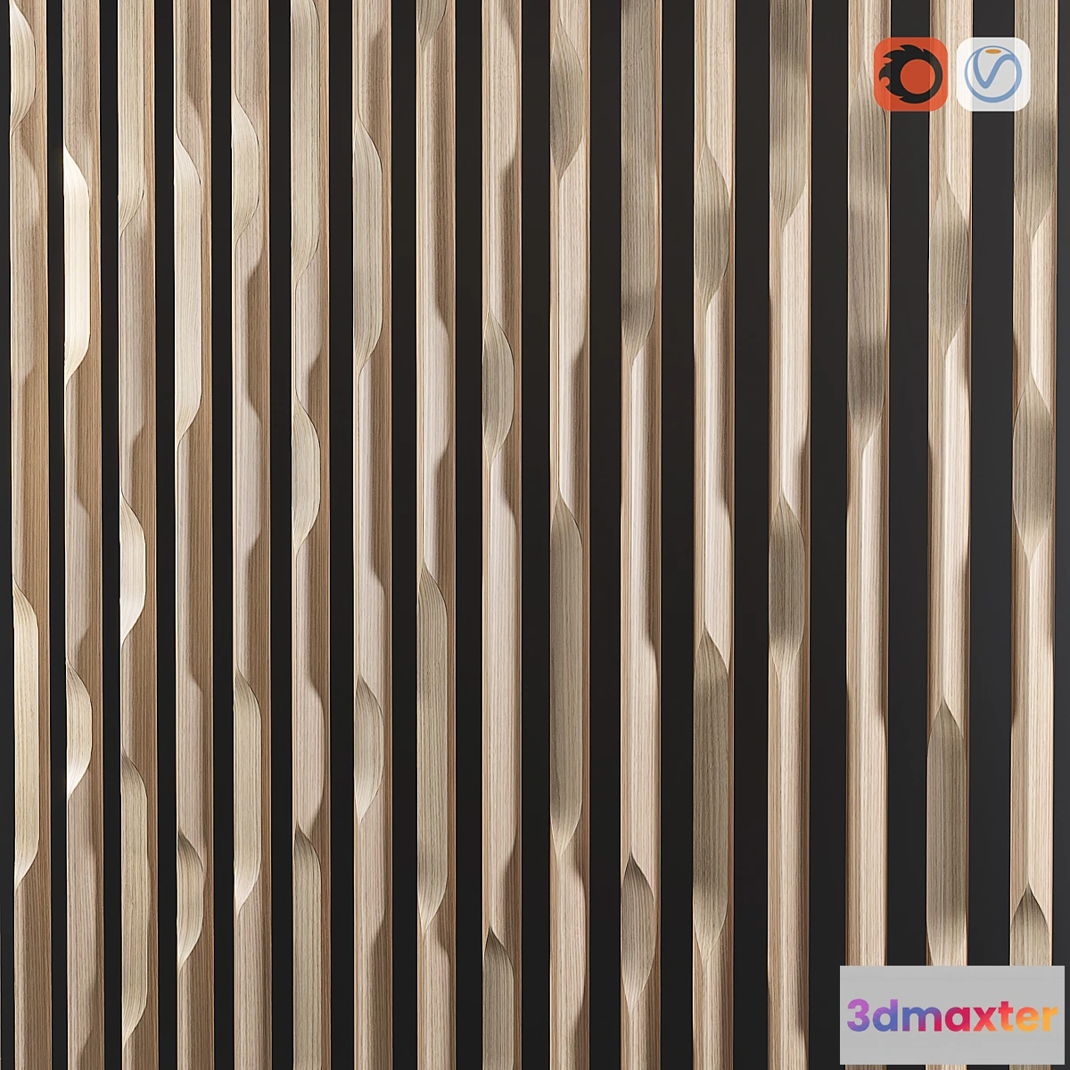 1348906 - Edge decor panel 3D Max