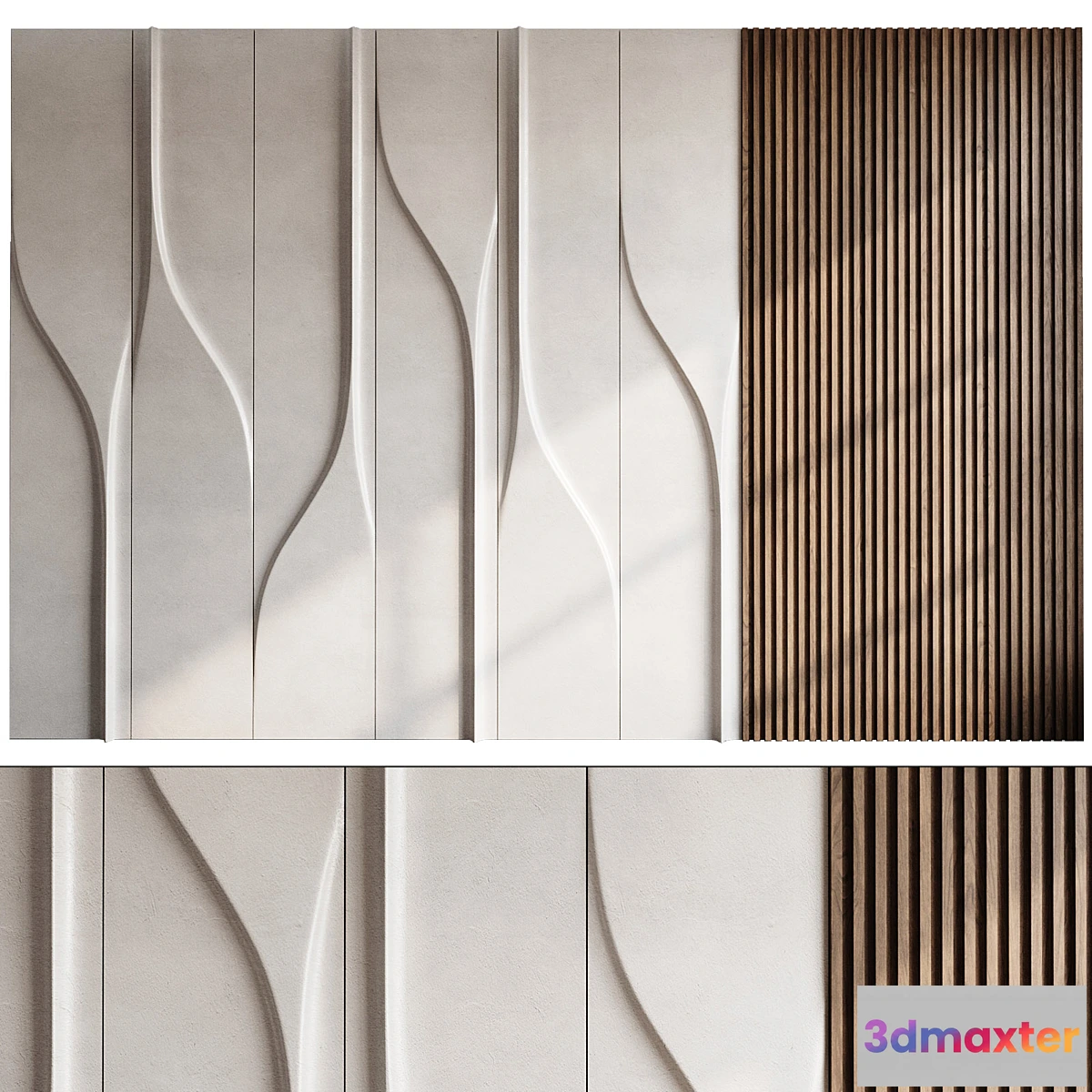 1354845 - Headboard 3d Wall Panel 33 - No.2 3D Max