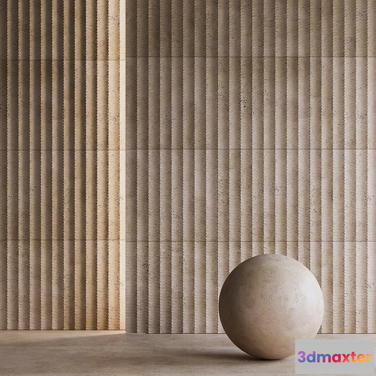 1357741 - 3D Wall Panel Tratto de Lithos Design 3D Max