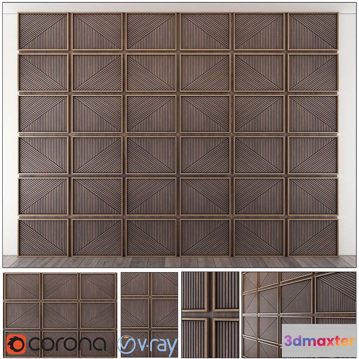 1401068 - Wall Panel - 03 (Tbg) 3D Max