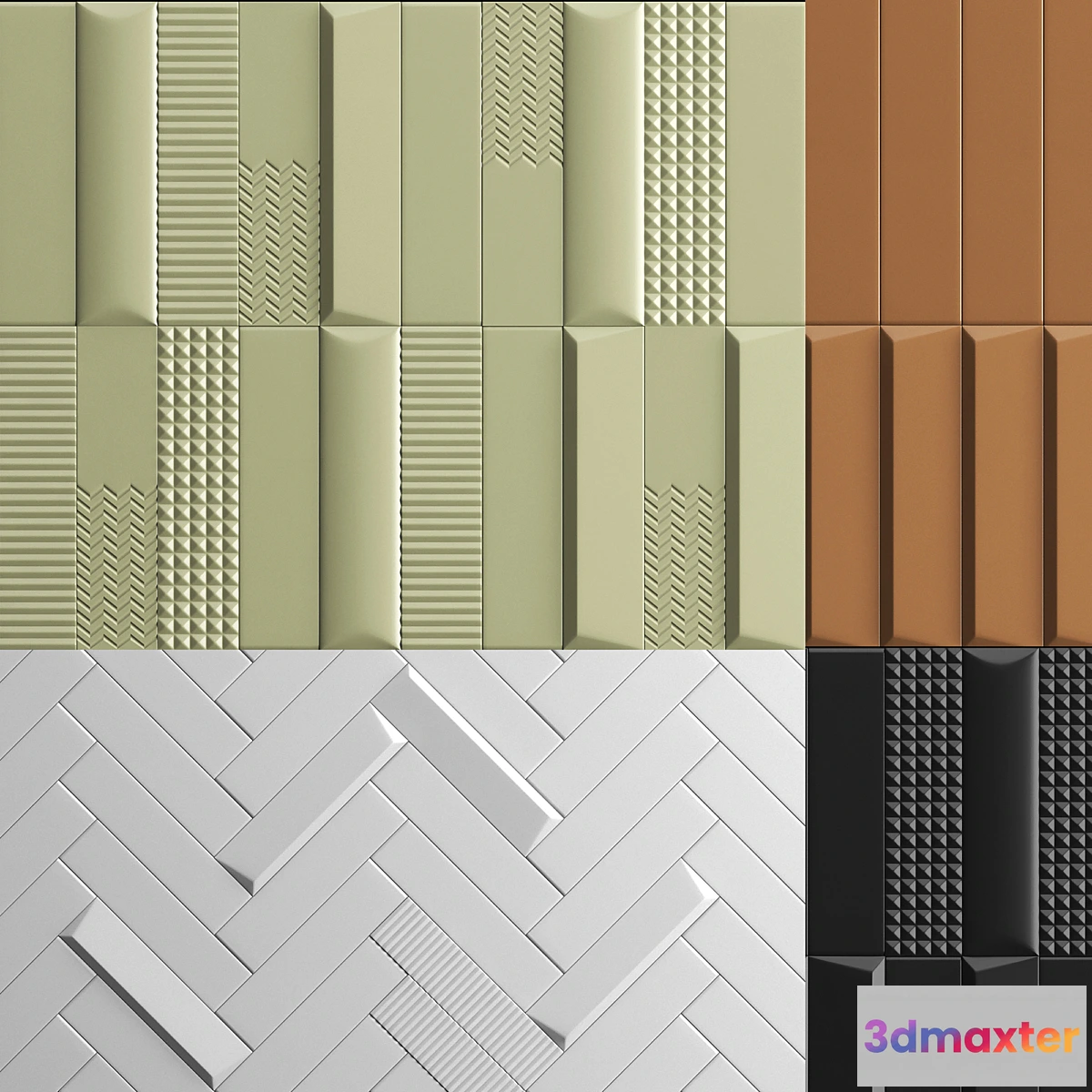 1408070 - BISCUIT TILE-STONE SOURCE 3D PANEL 3D Max