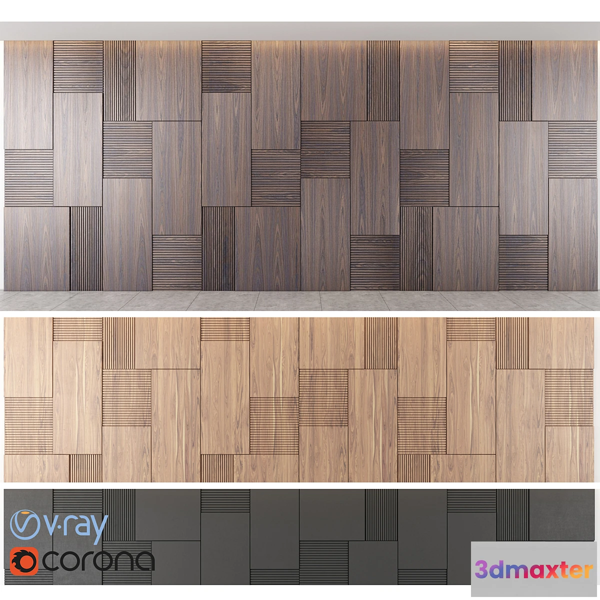 1412094 - Wall Panel -15 3D Max