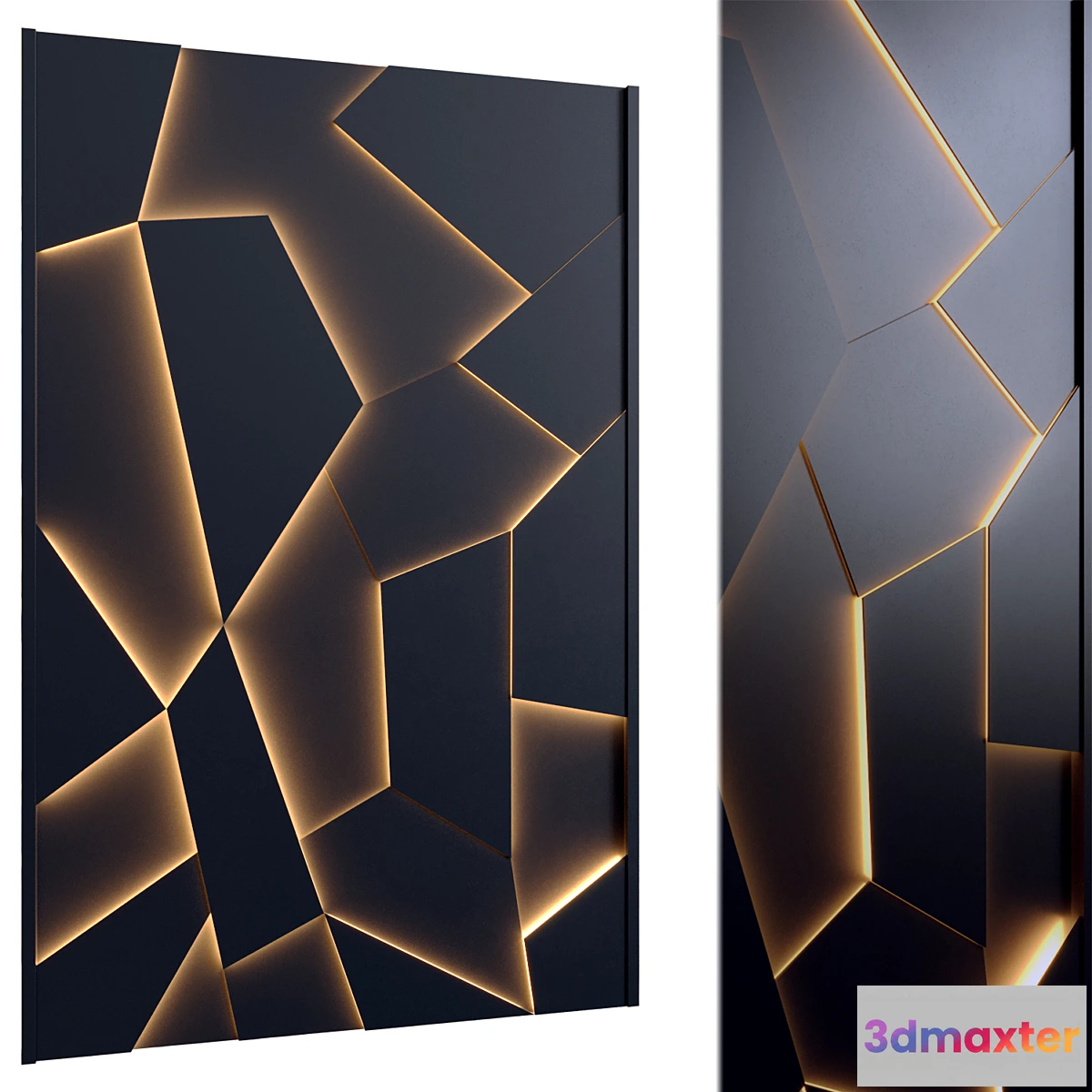 1440910 - Wall panel 3D Max