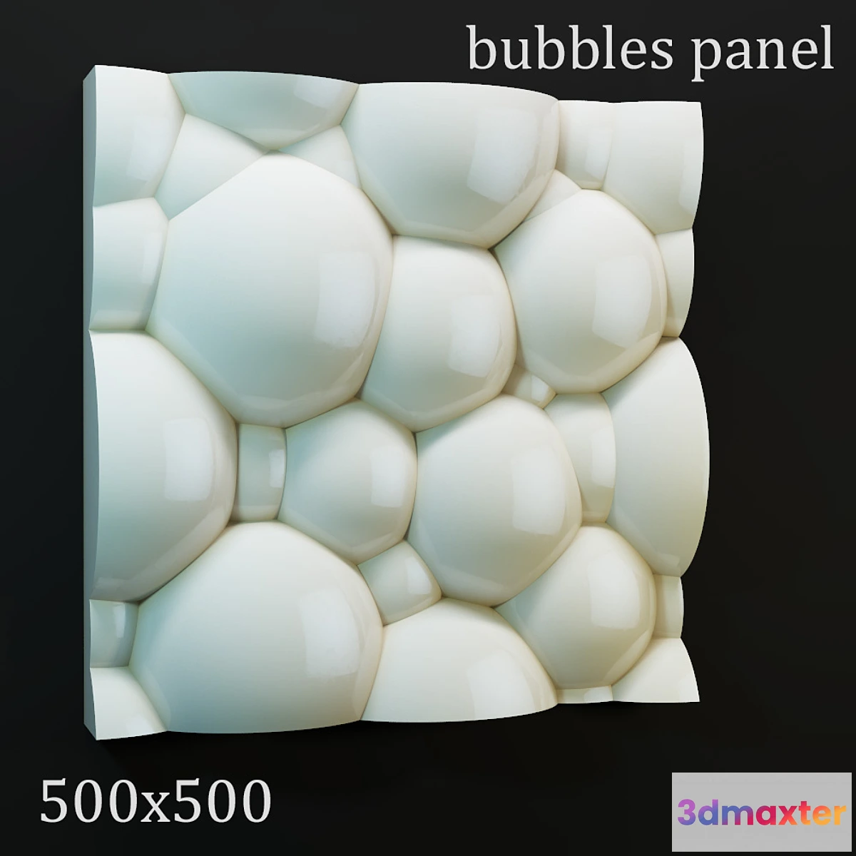 1441720 - Decorative panel Bubbles 3D Max