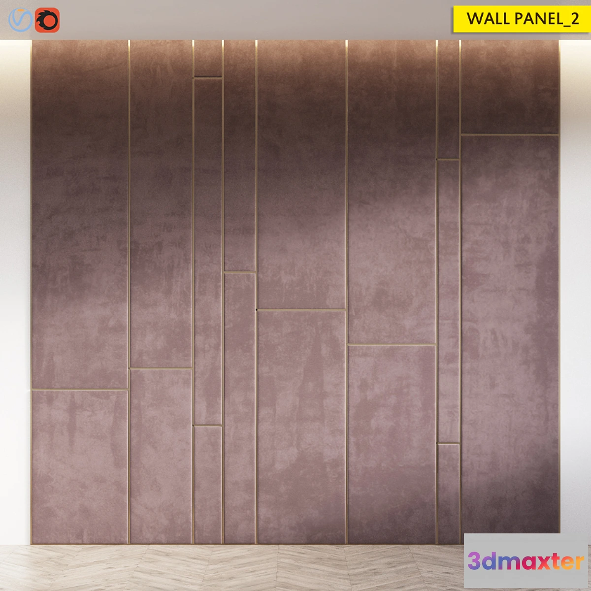 1457140 - Wall Panel 2 3D Max