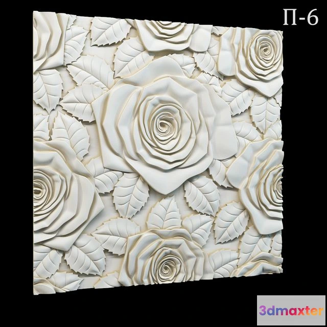 1539937 - Decorative 3D panel P-6 3D Max
