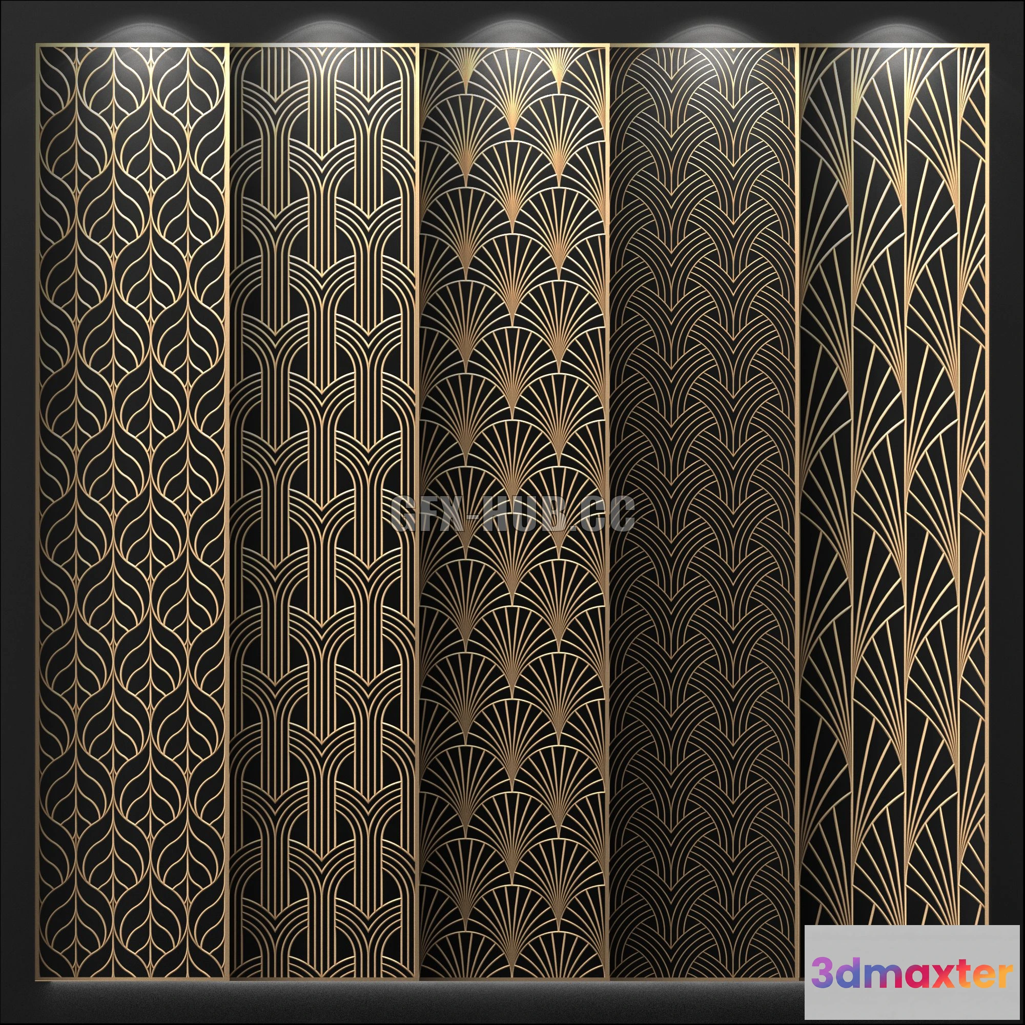 1546503 - Decorative panel 3D Max