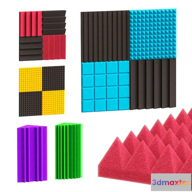 1549379 - Acoustic panels 3D Max