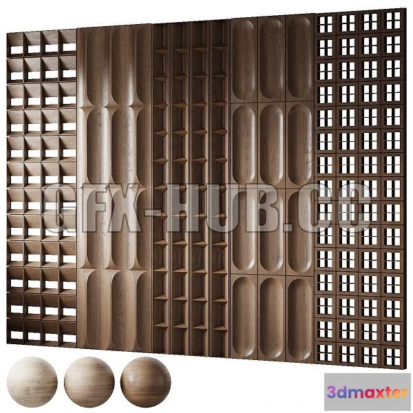 1564528 - Wood Panels 3 3D Max