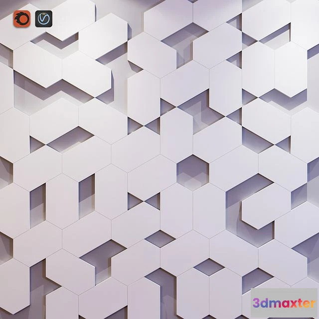1565918 - Wall panel 3D Max