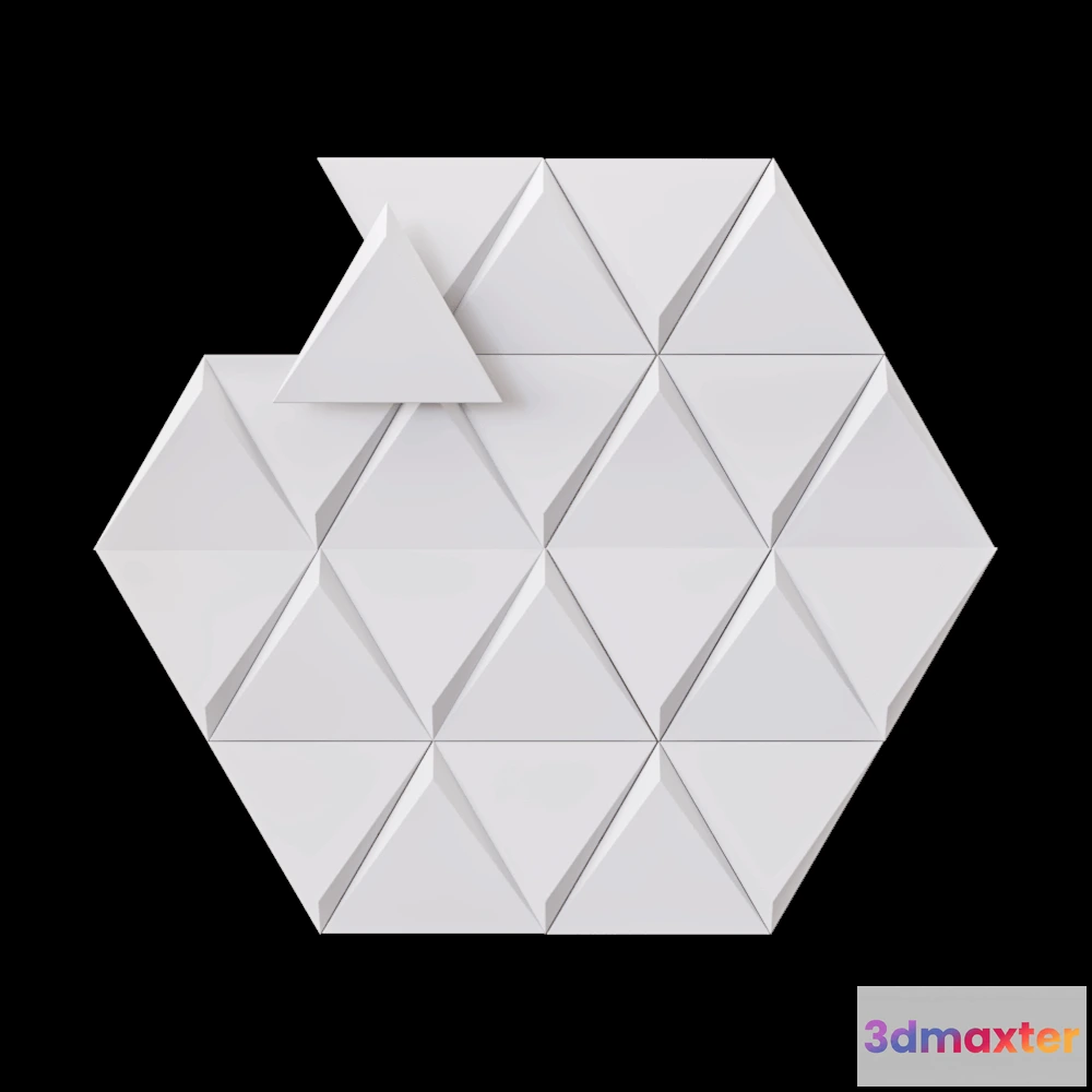 1592096 - Art Dekor - 3D panel P-604 3D Max